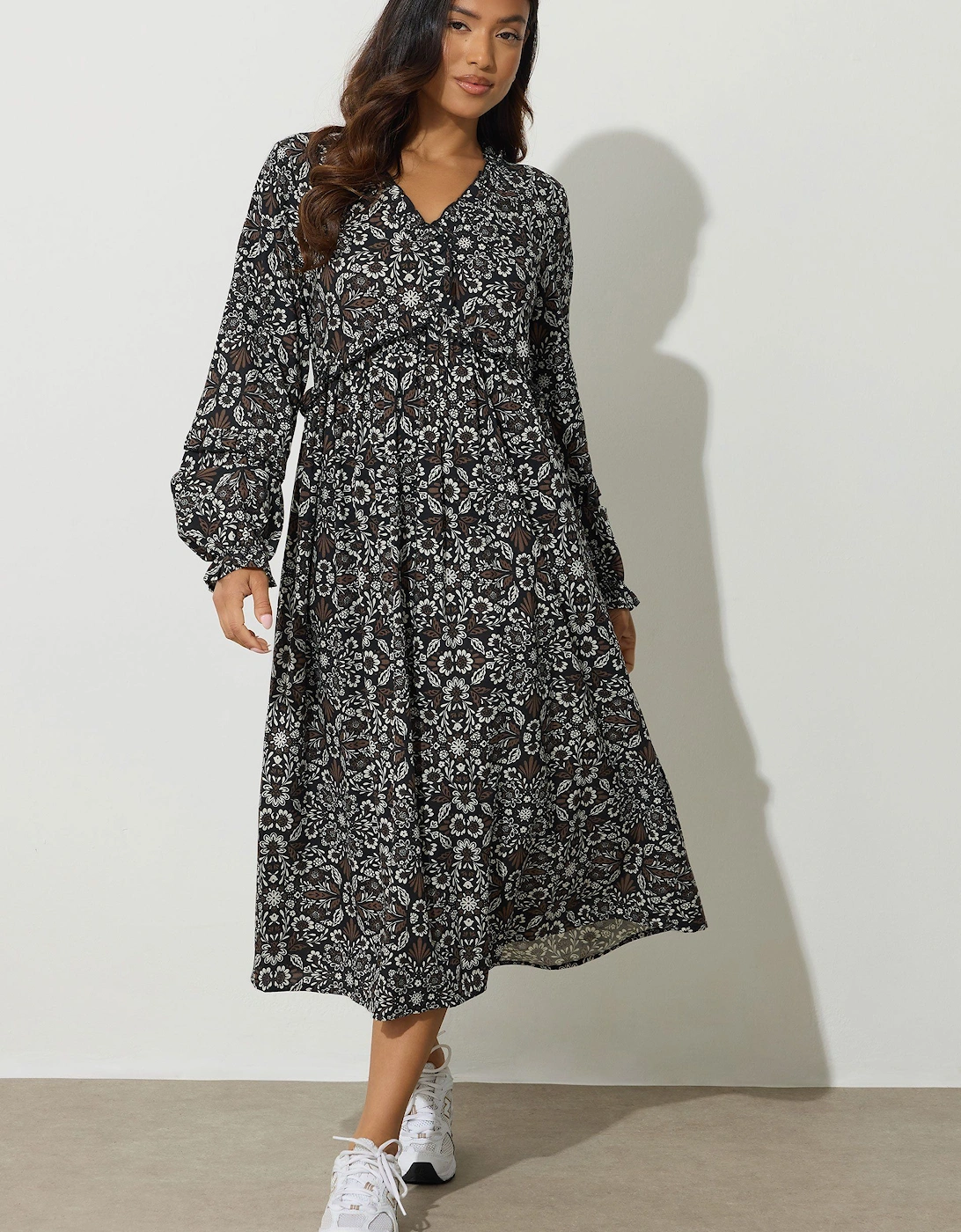 Petite Floral Midaxi Dress, 2 of 1