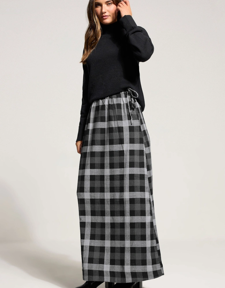 Tall Check Maxi Skirt
