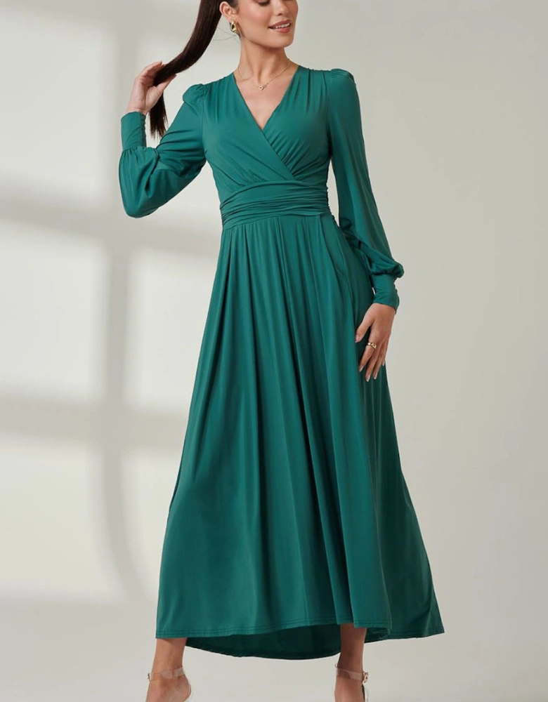 Long Sleeve Super Soft Jersey Maxi Dress