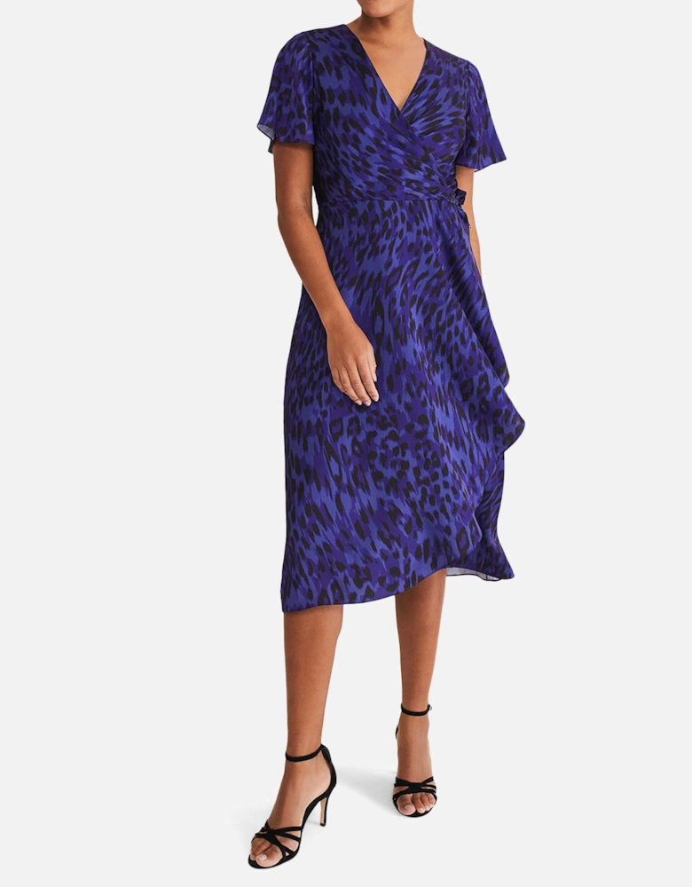 Colletta Print Wrap Dress