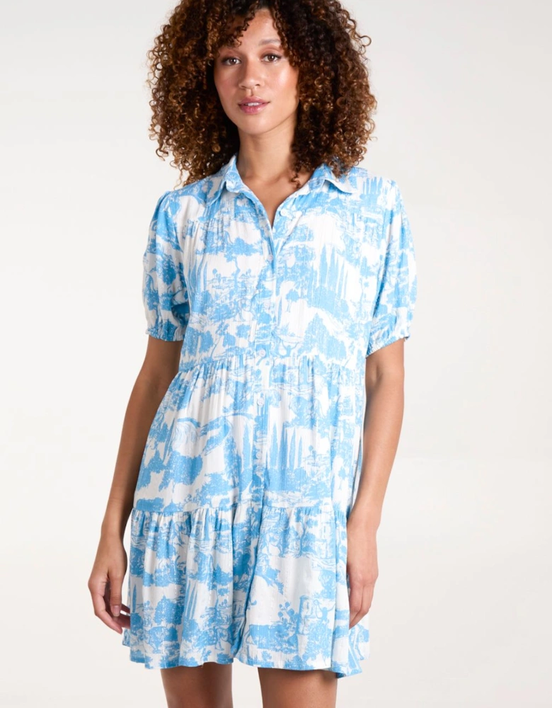 Mini Smock Shirt Dress