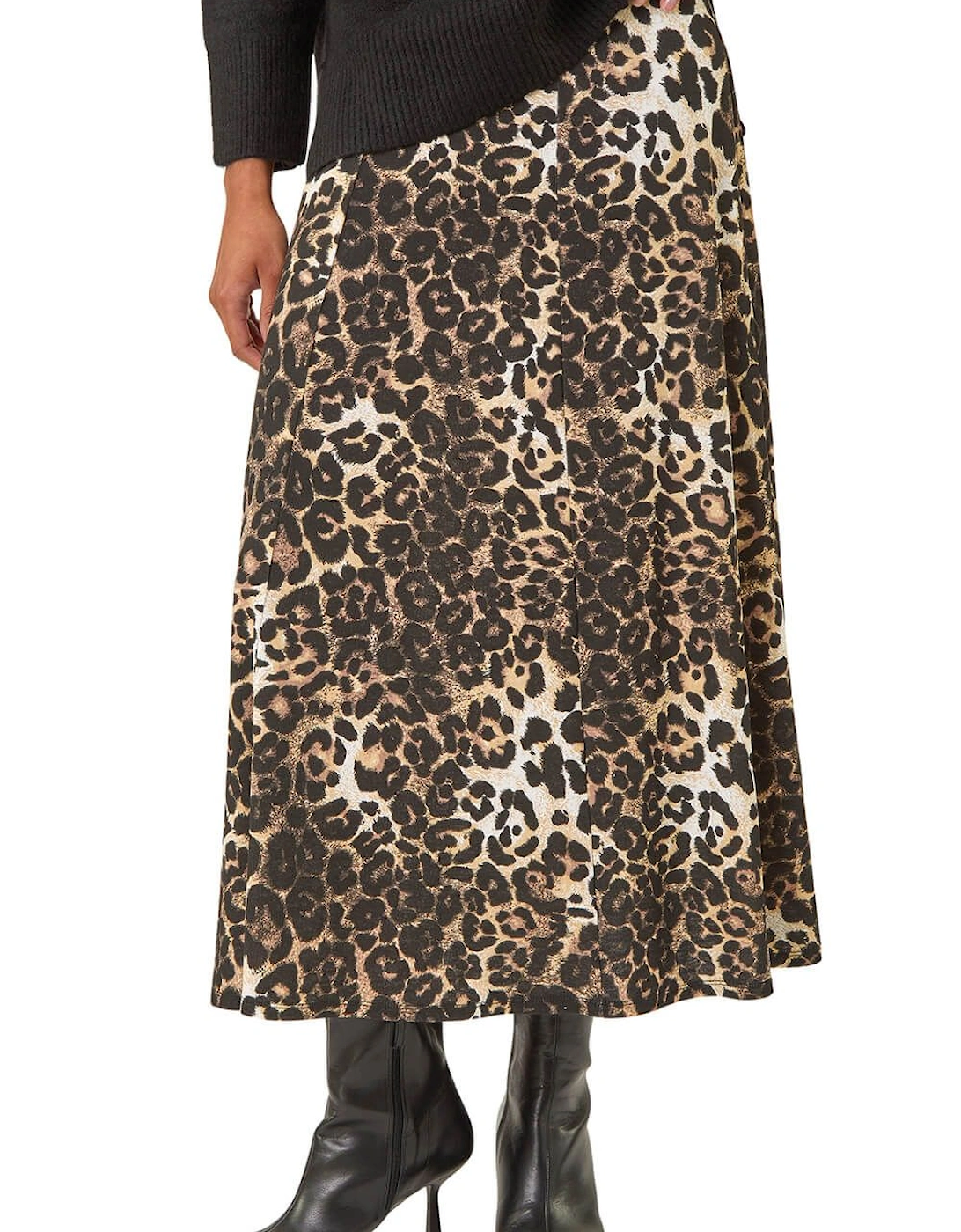 Animal Print Midi Skirt, 2 of 1
