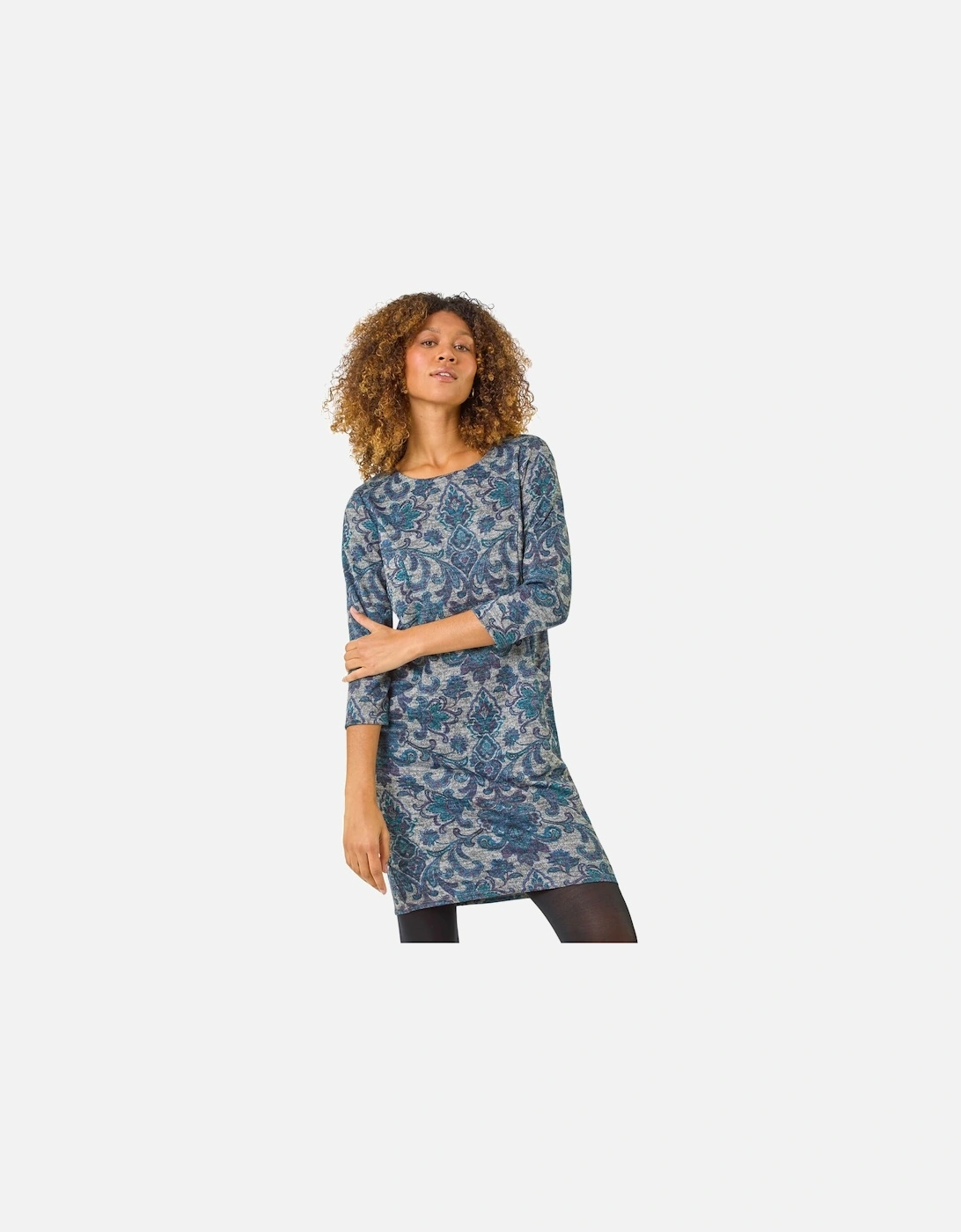 Baroque Pocket Detail Shift Dress, 2 of 1