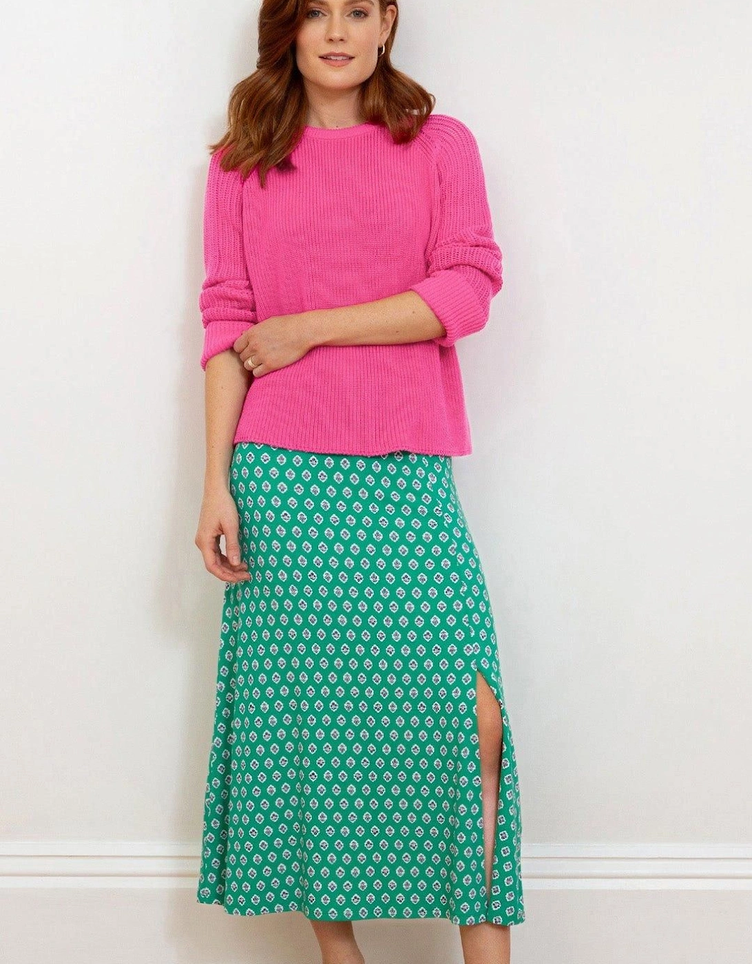 Middlemarsh Jersey Skirt Fleur, 2 of 1