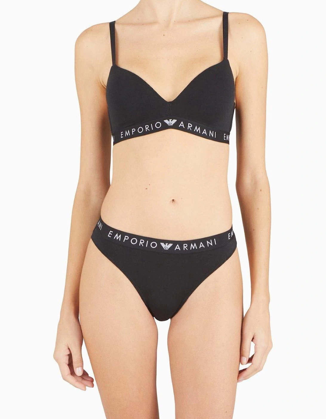 Iconic Logo Band 2pack Brazilian Briefs Black, 2 of 1