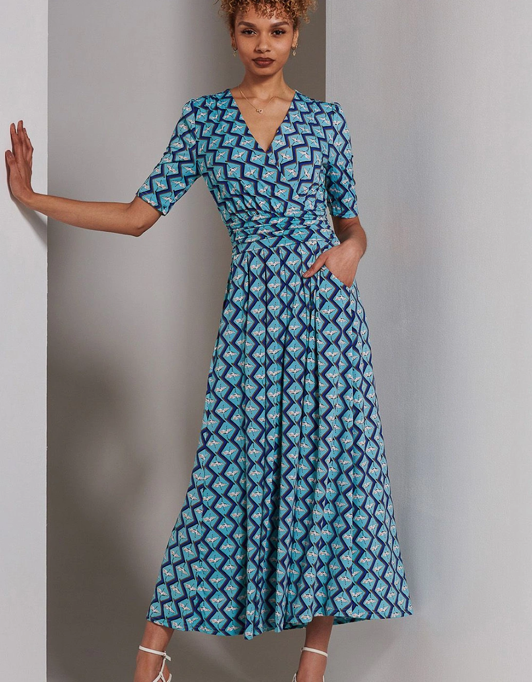 Bree Half Sleeve Jersey Maxi Dress, 2 of 1