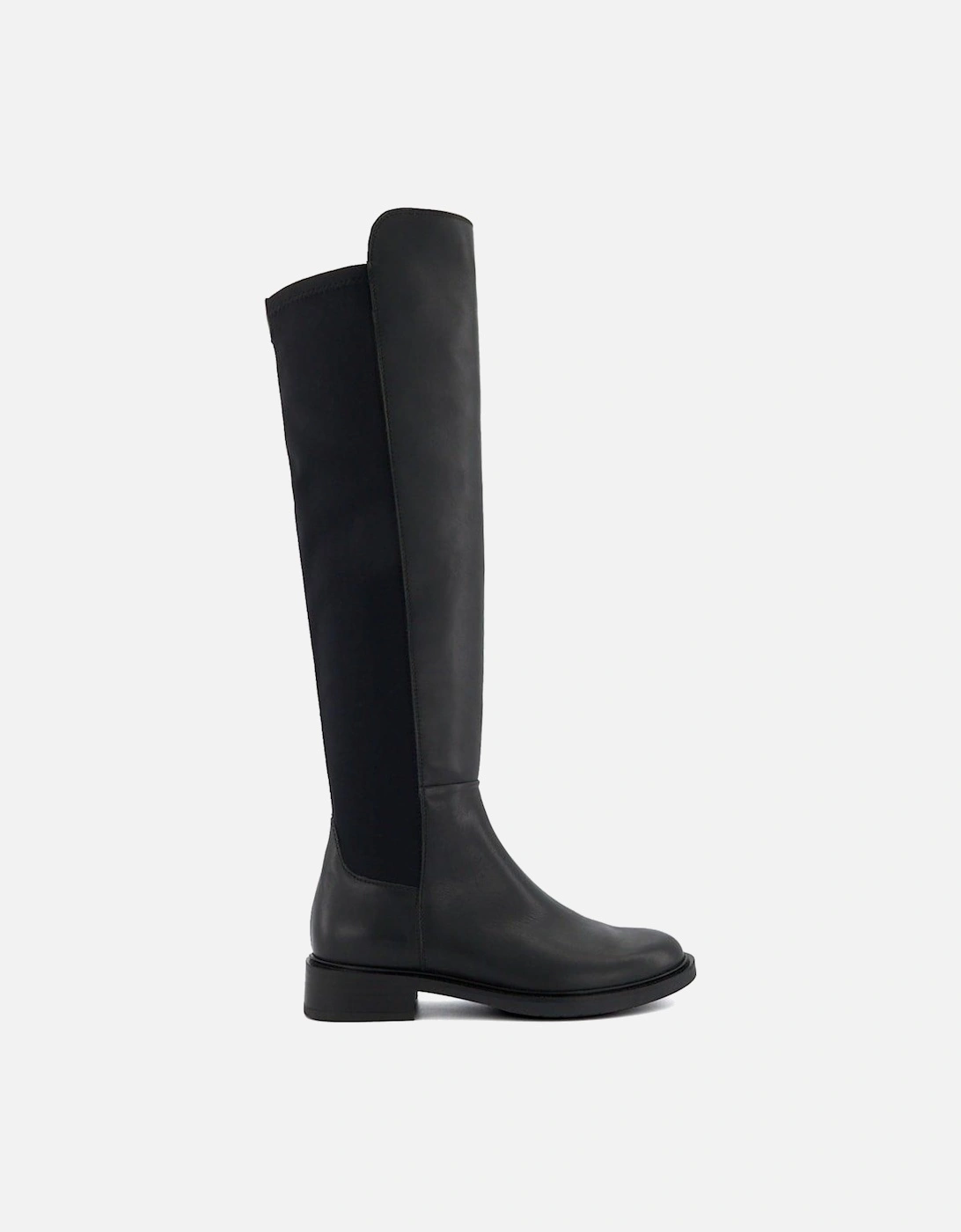 'Text' Leather Knee High Boots, 2 of 1