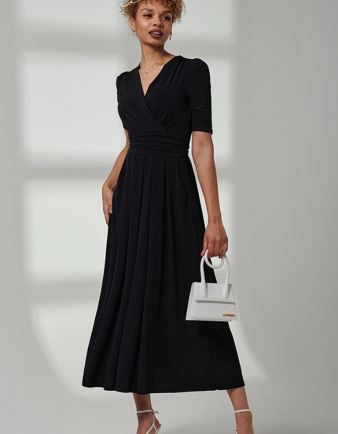 Bree Half Sleeve Jersey Maxi Dress, 2 of 1
