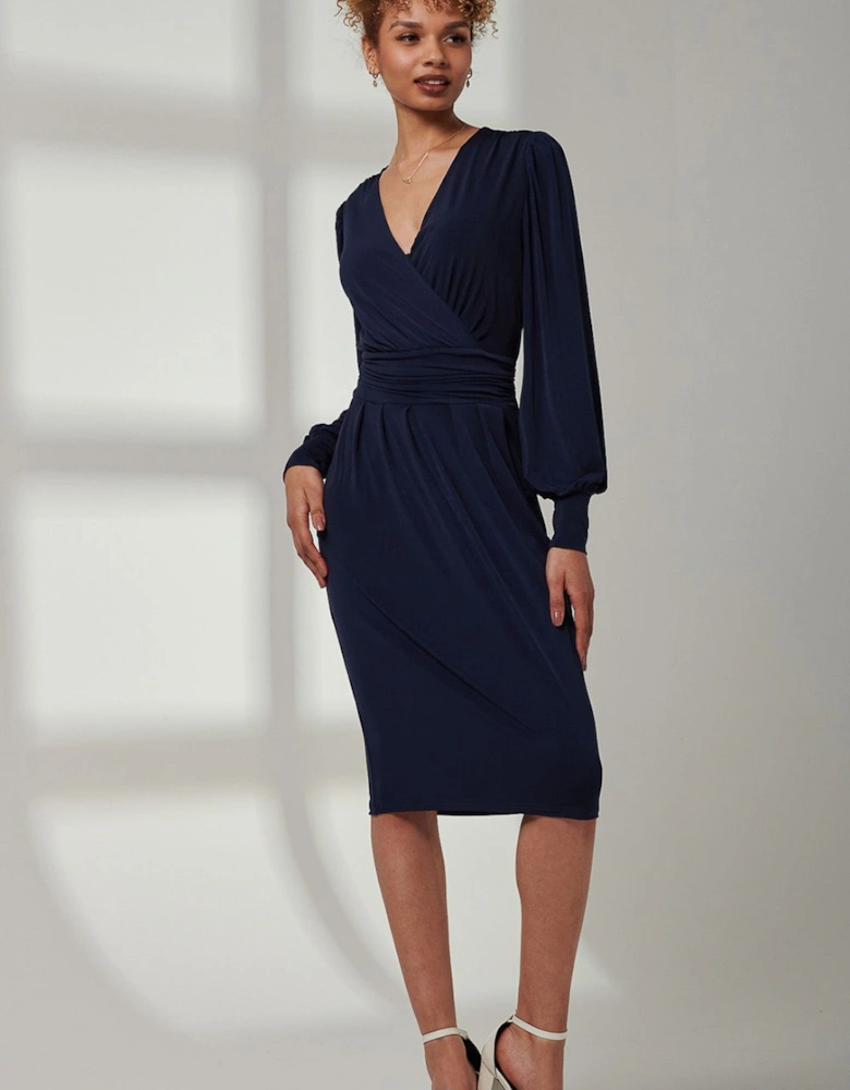 Kinslee Long Sleeve Pegged Dress