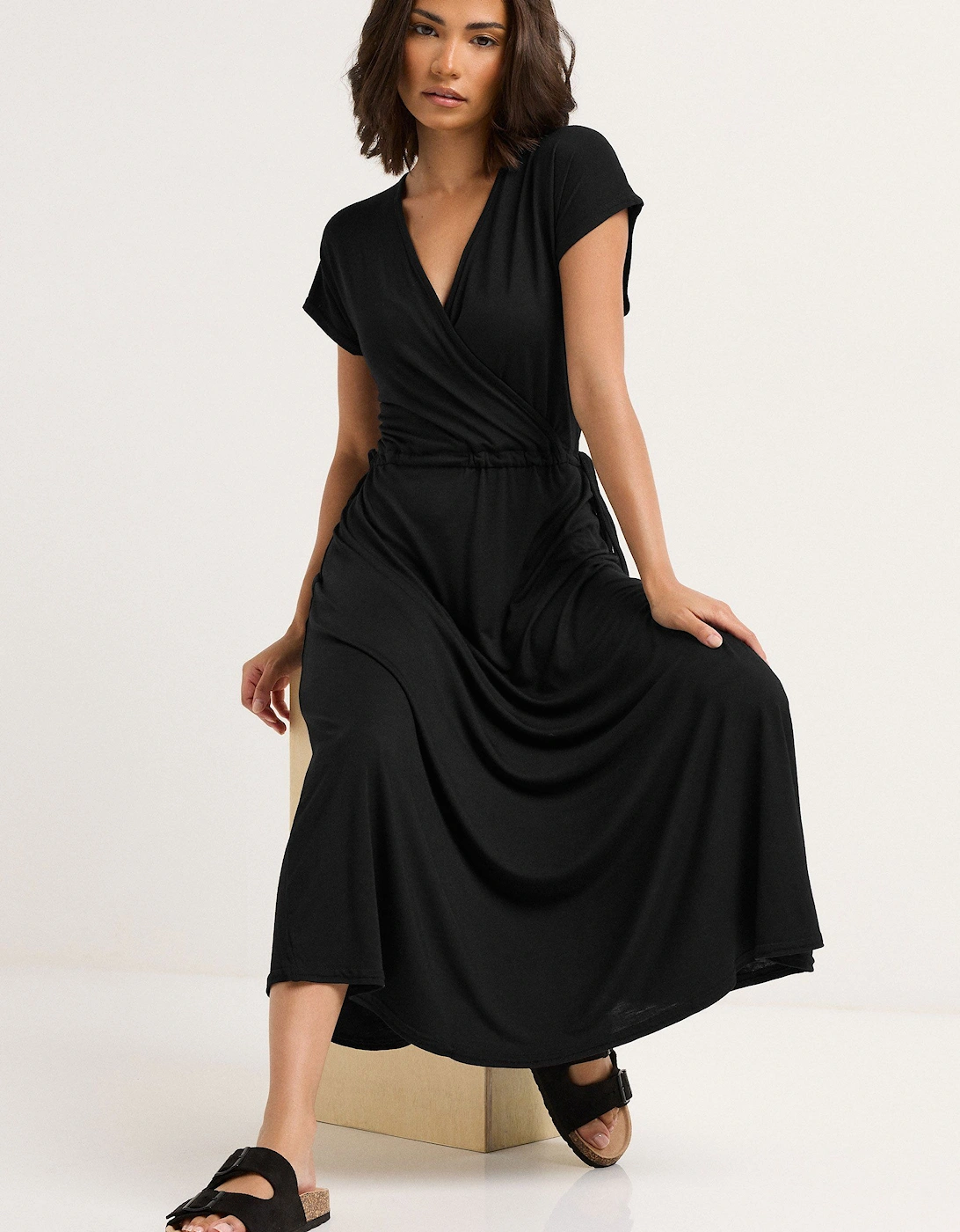Petite Wrap Maxi Dress, 2 of 1