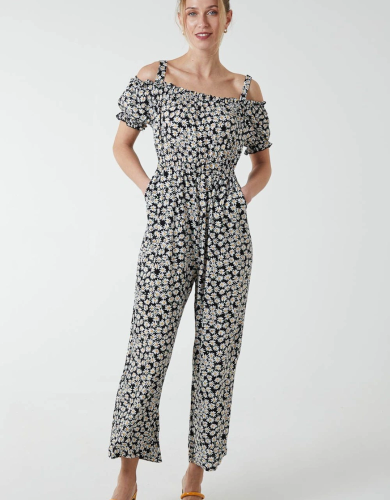 Cami Strap Bardot Daisy Jumpsuit