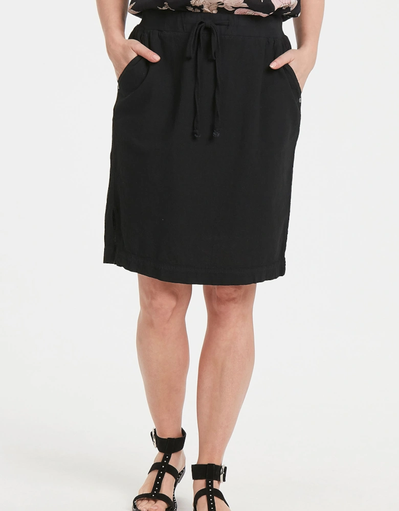 Naya Knee Length Skirt with Tie Waist