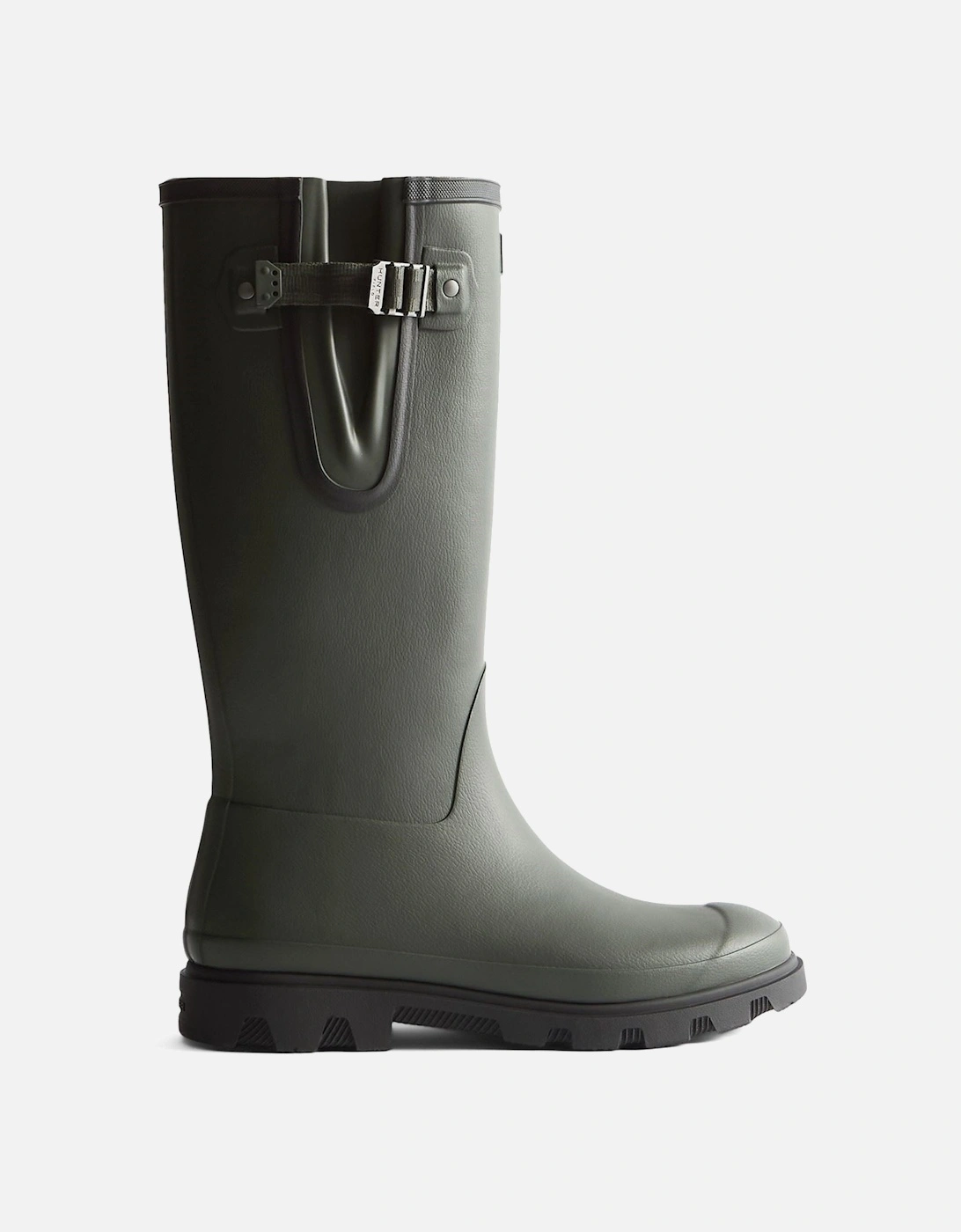 Downpour Adjustable Boot Rubber Men's Dark Olive/Black Wellington Boots