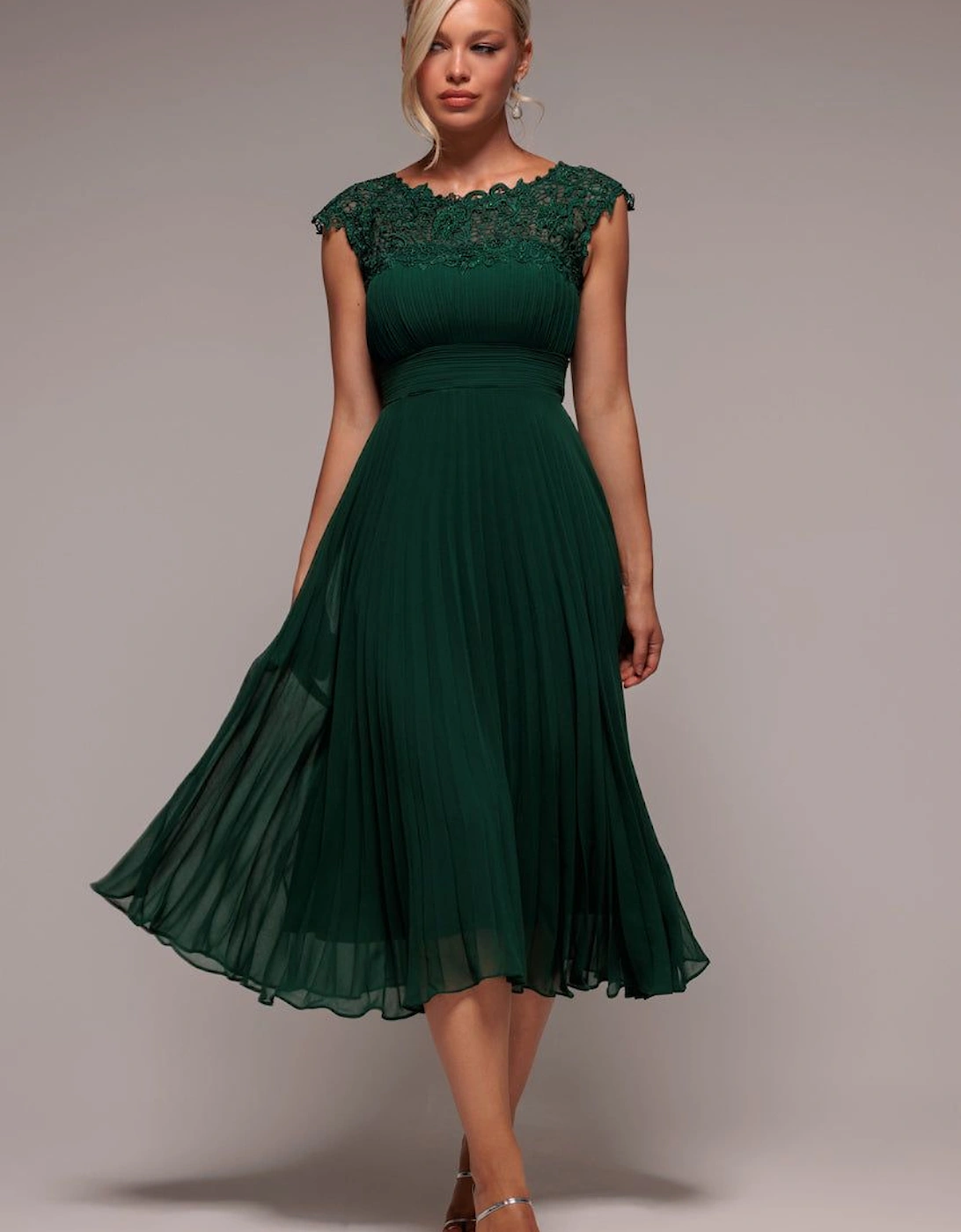 Crochet & Pleated Top Midi, 2 of 1