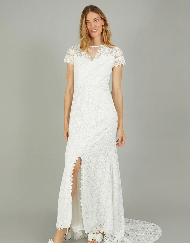 'Sienna' Lace Bridal Maxi Dress