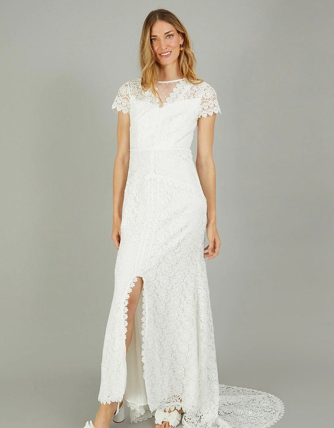 'Sienna' Lace Bridal Maxi Dress, 2 of 1