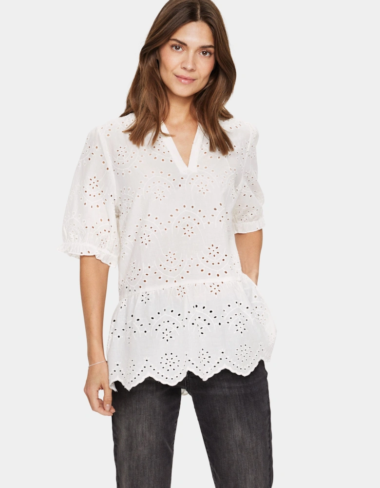 Geleksa V-Neck Blouse