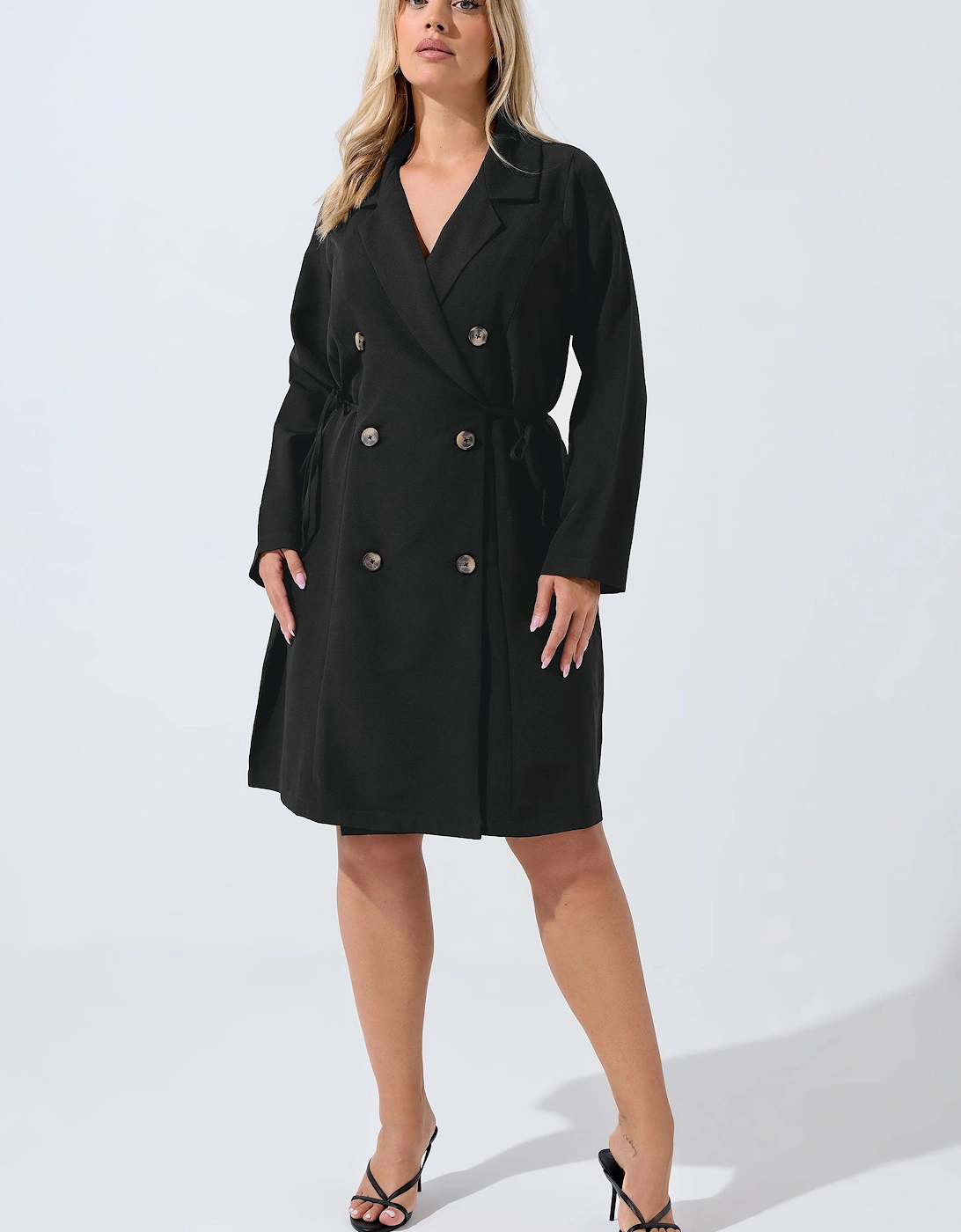 Long Sleeve Blazer Dress, 2 of 1