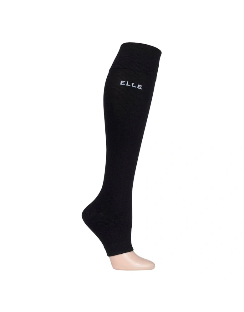 1 Pair Milk Compression Open Toe Socks