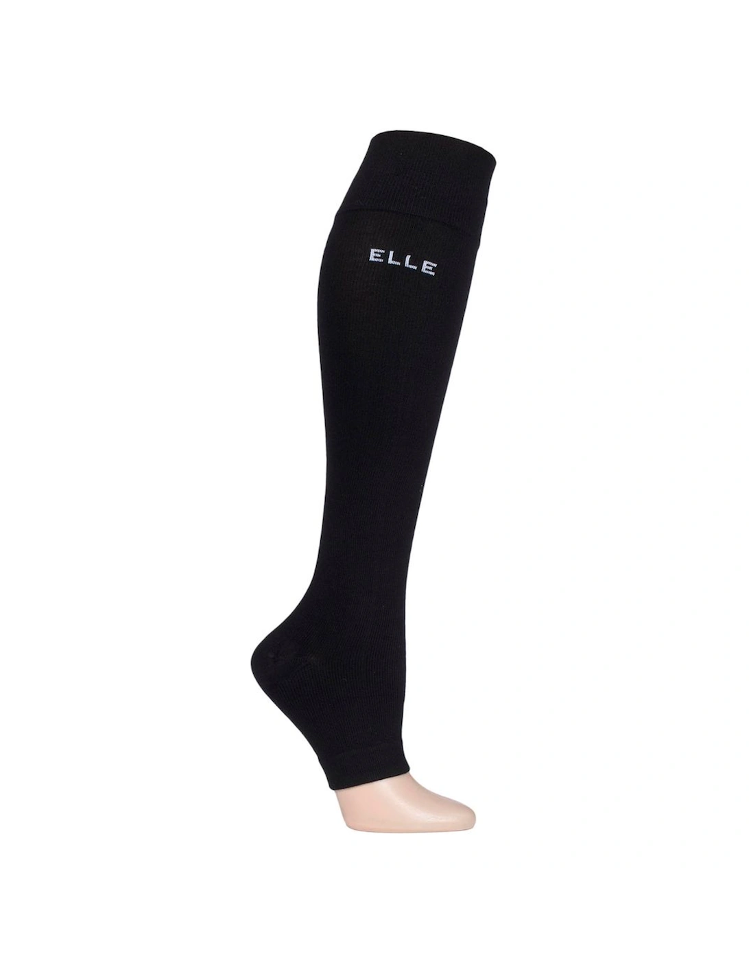 1 Pair Milk Compression Open Toe Socks, 2 of 1
