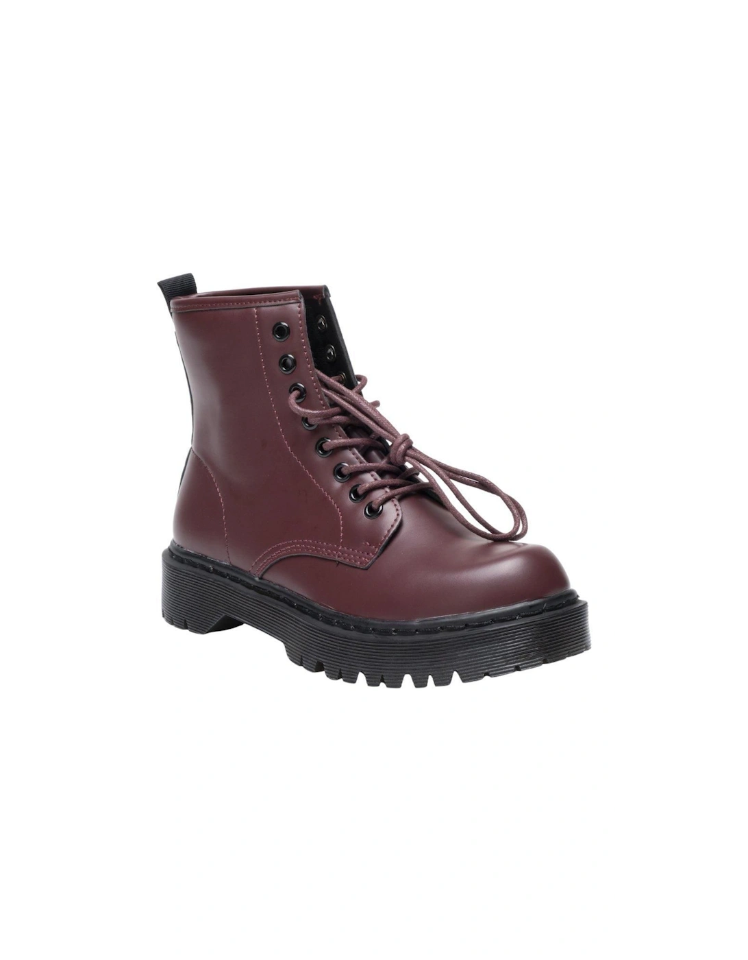 Women Classic Boots Smooth Finish Lace Up Ankle Boots, 2 of 1