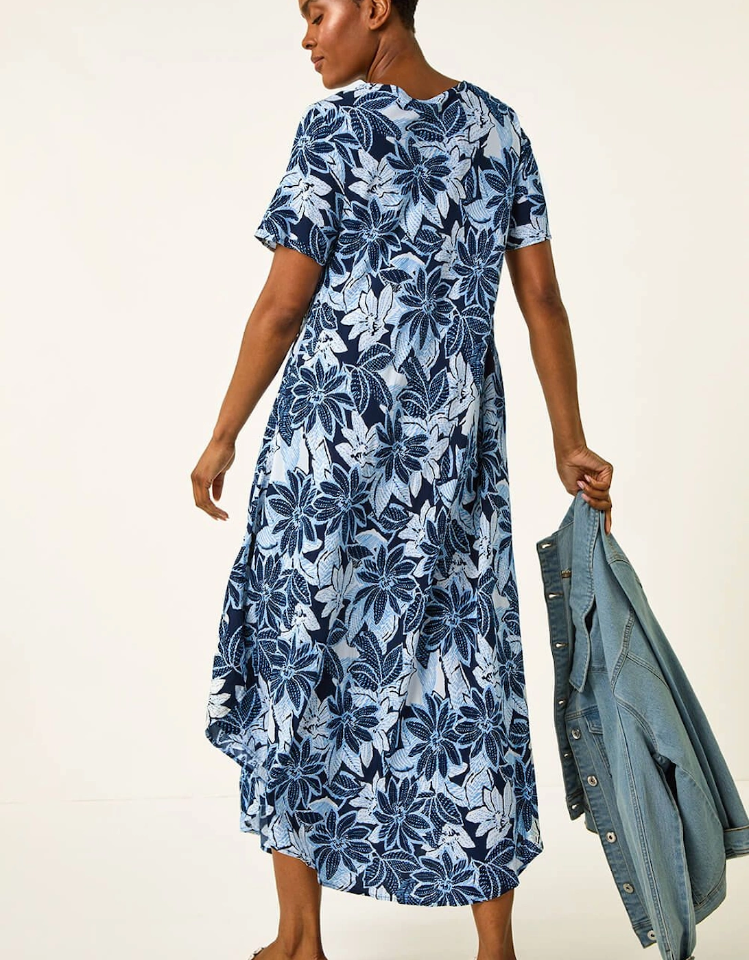 Floral Print Midi T-Shirt Dress, 2 of 1
