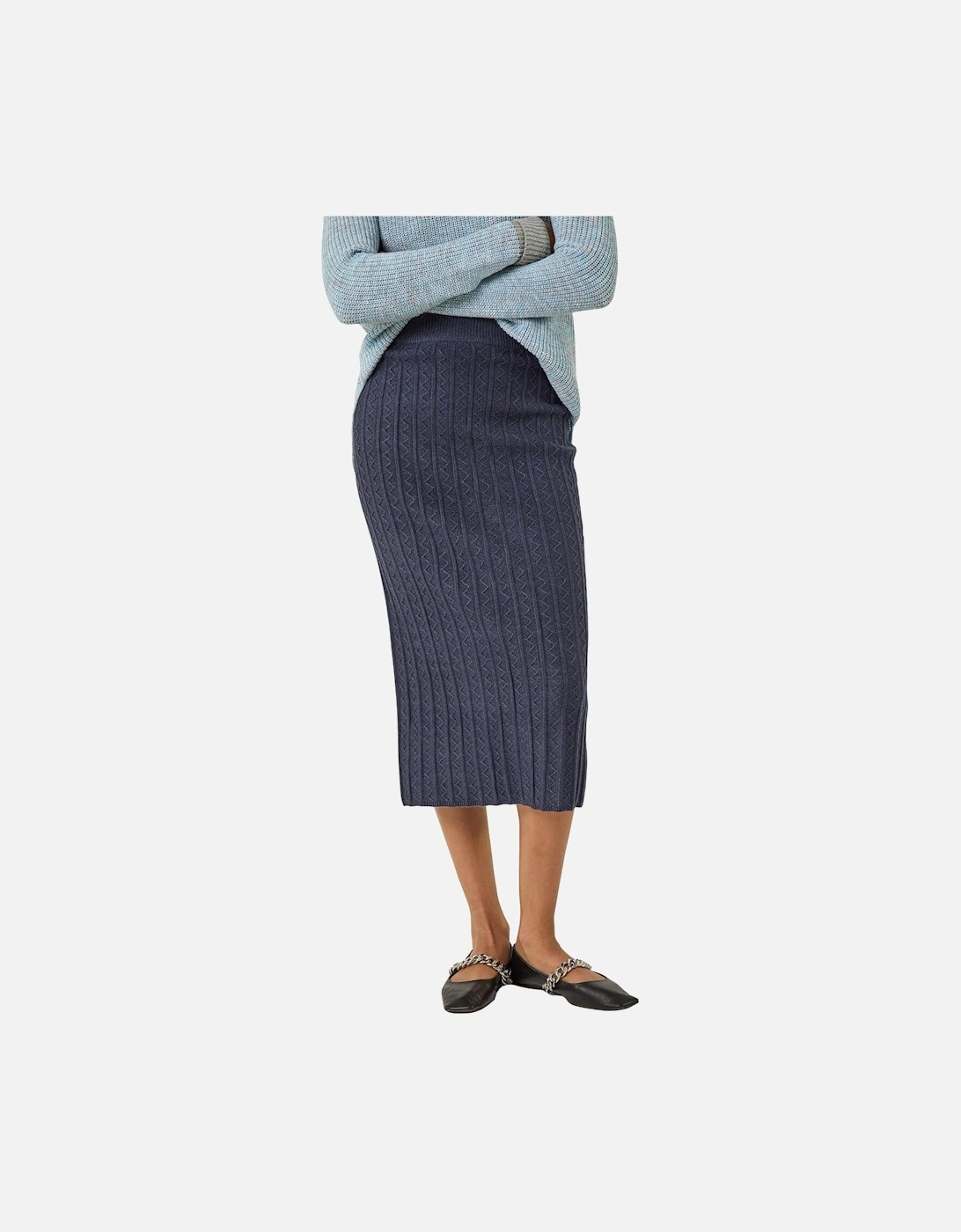 Cable Knit Midi Pencil Skirt, 2 of 1