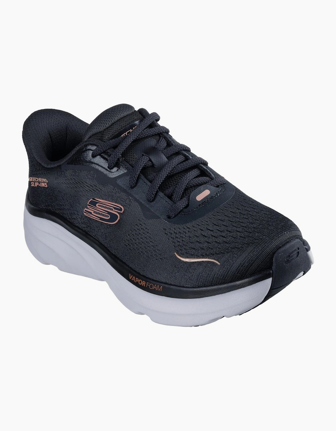 Skechers Women's D'Lux Vapor Clear Horizon - Black - Size: 4