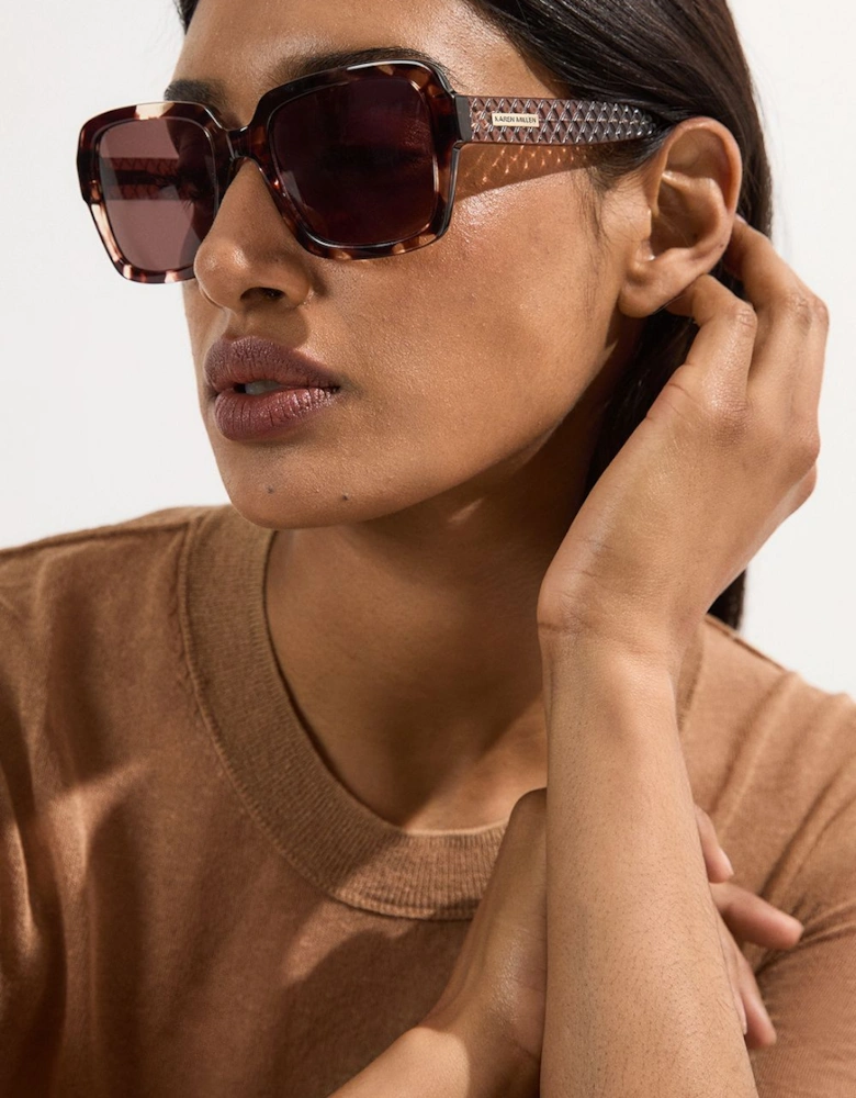 Tortoise Shell Square Sunglasses
