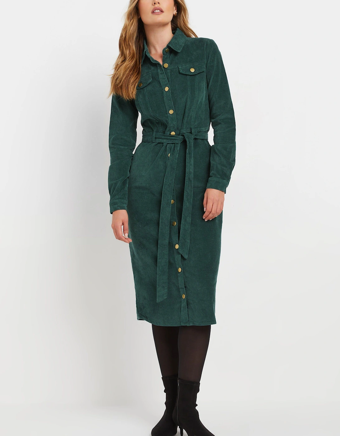 Tall Fitted Cord Dress, 2 of 1