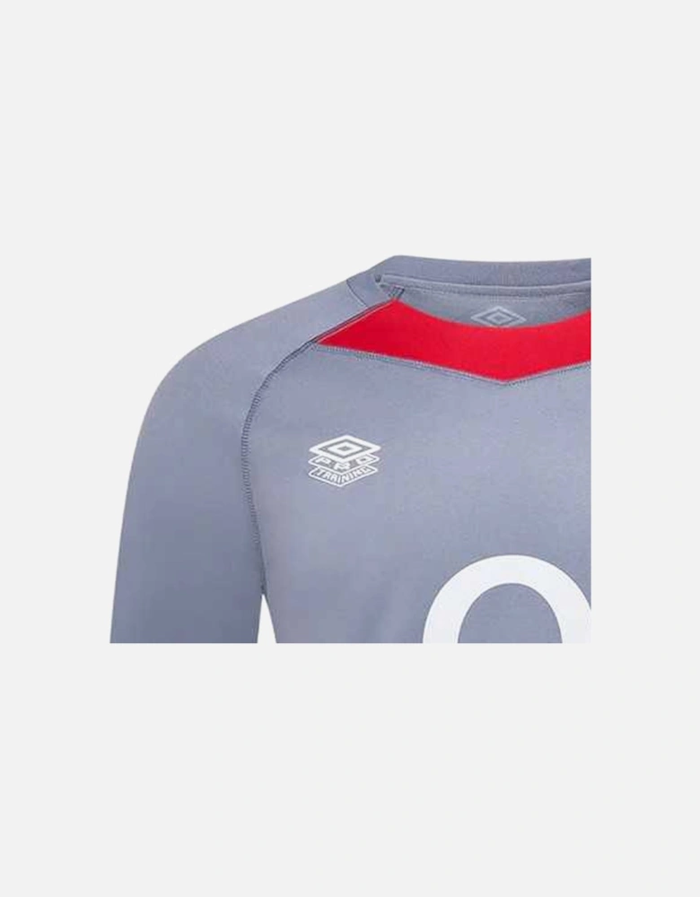 Mens 24/25 England Rugby Relaxed Fit Long-Sleeved Training Jersey