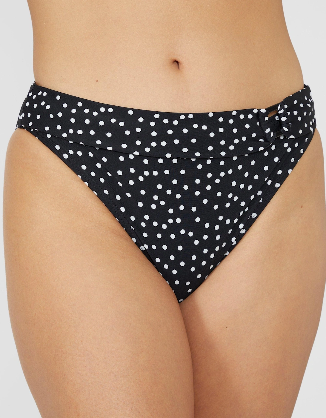 Spot Bikini Bottom With Ring Detail, 2 of 1