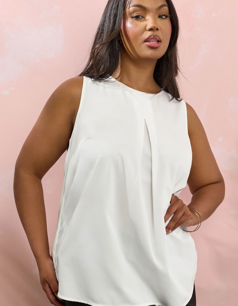 Lace Insert Vest Top