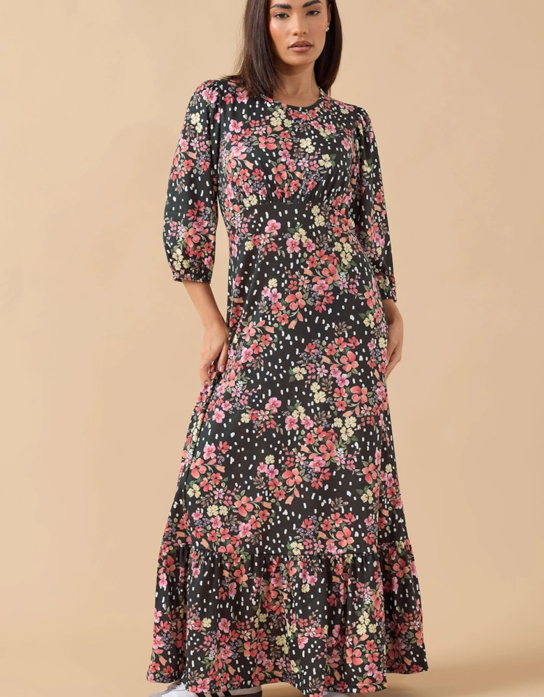 Petite Floral Maxi Dress