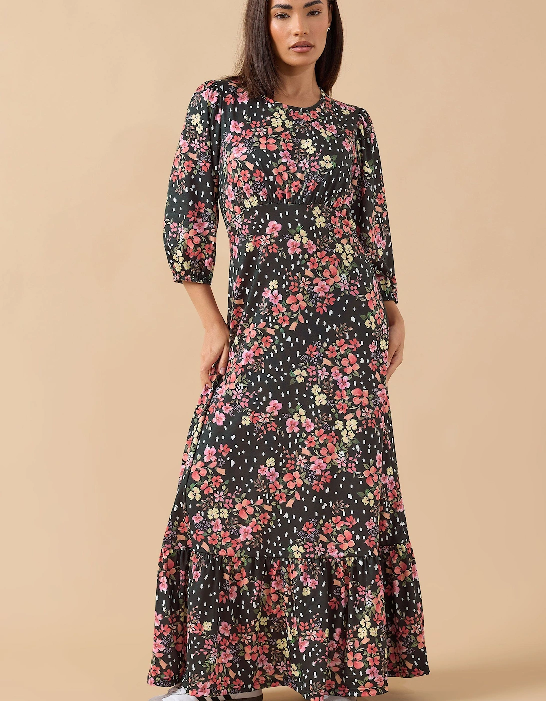 Petite Floral Maxi Dress, 2 of 1