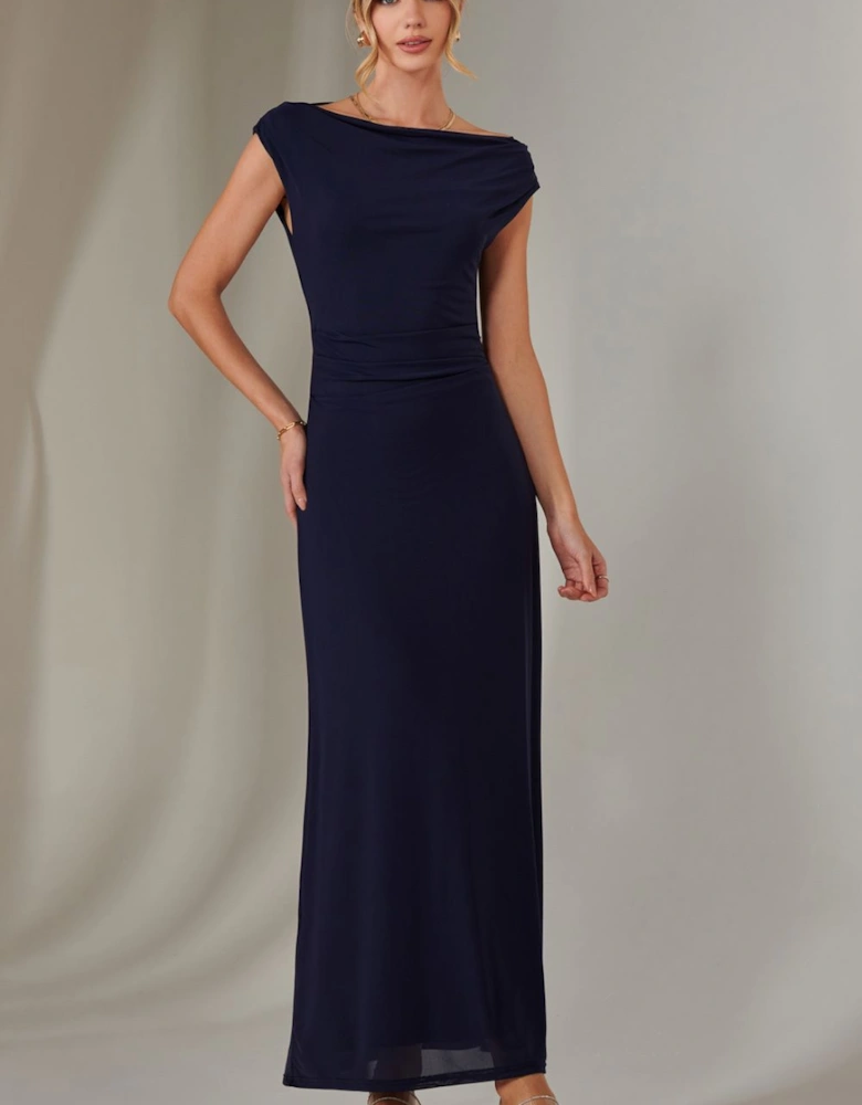 Eva Round Neck Sleeveless Maxi Dress