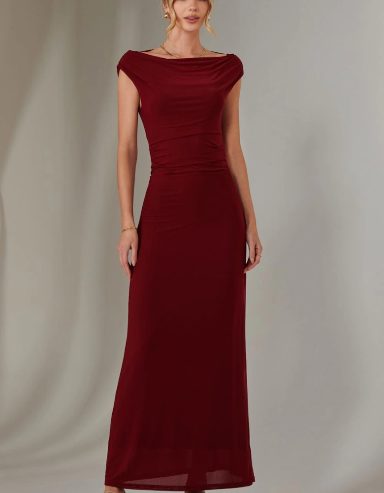 Eva Round Neck Sleeveless Maxi Dress