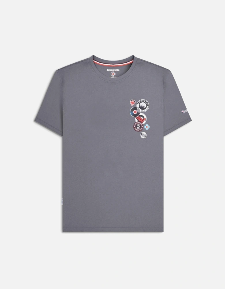Mens Badges Short Sleeve T-Shirt
