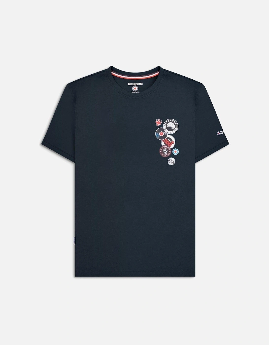 Mens Badges Short Sleeve T-Shirt, 2 of 1