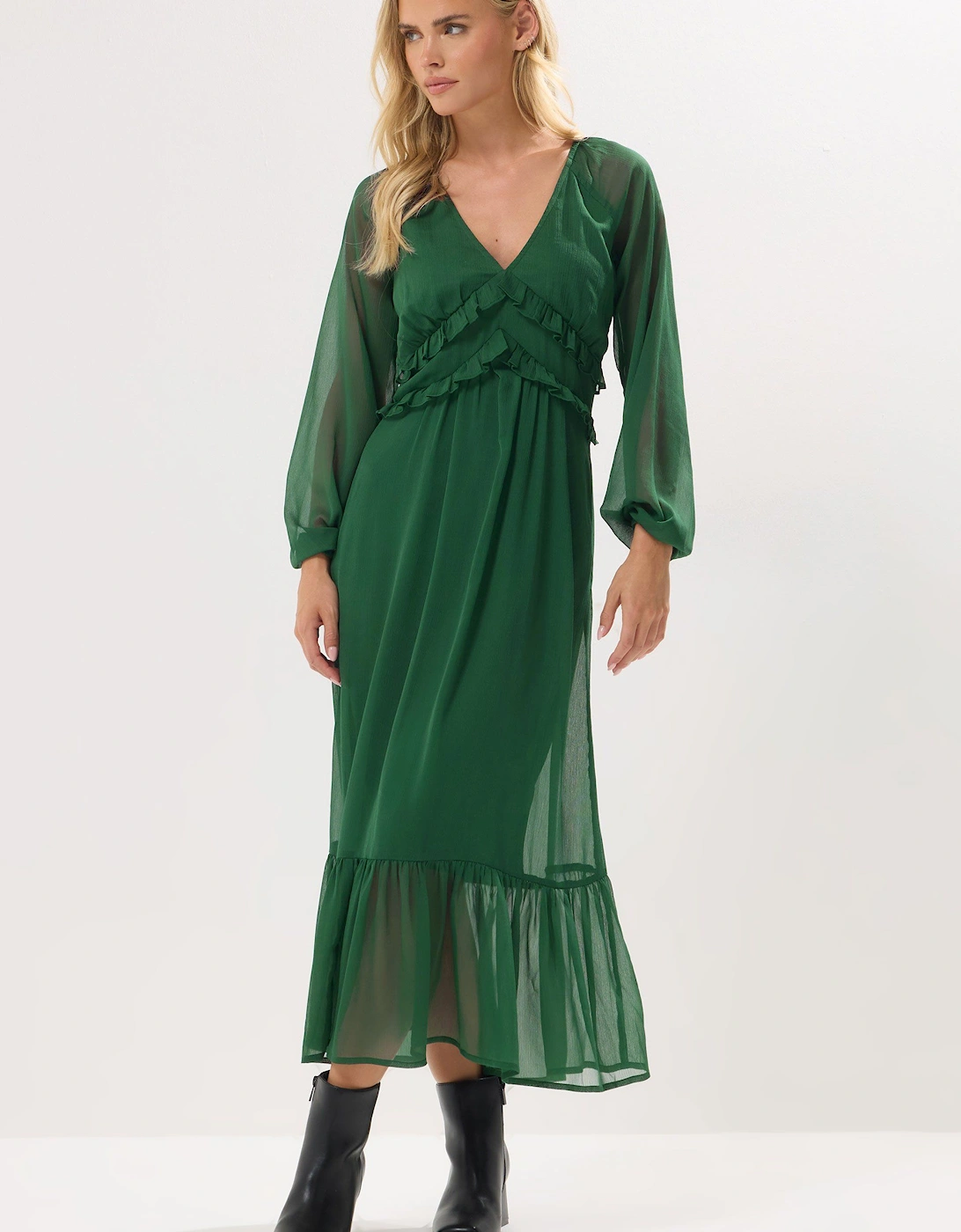Petite Chiffon Midaxi Dress, 2 of 1