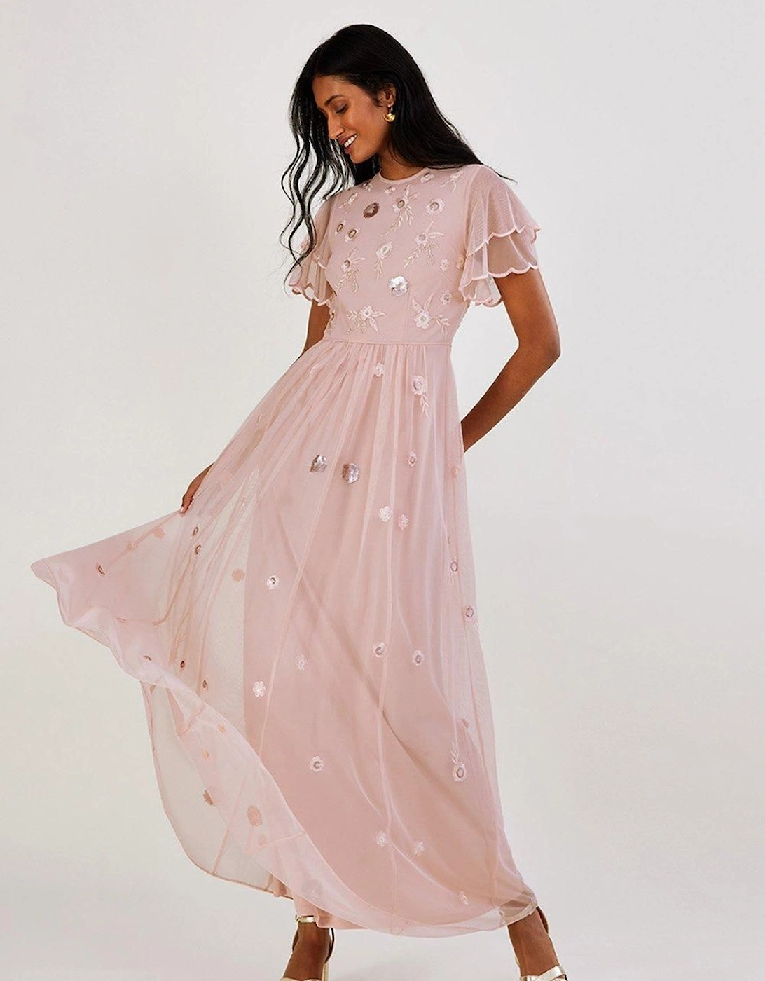 'Catherine' Embellished Maxi Dress, 2 of 1