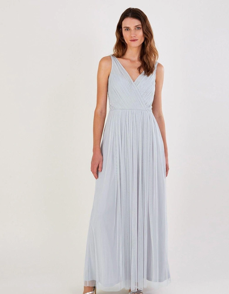 'Anne' Mesh Maxi Dress
