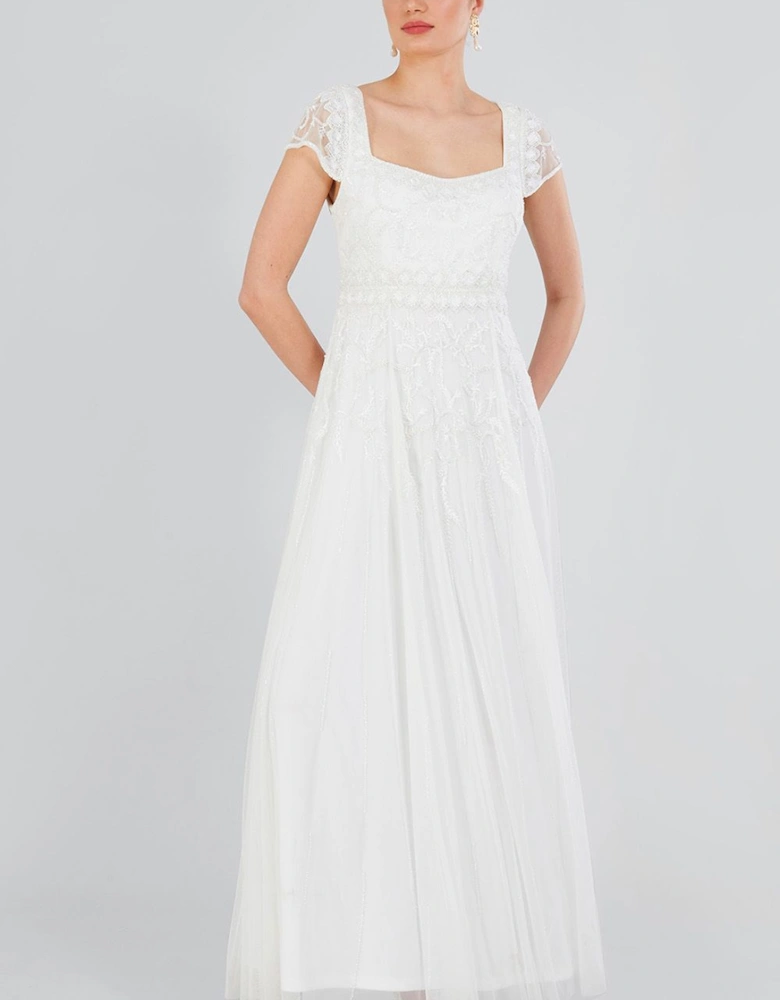 Simone Bridal Maxi Dress Ivory