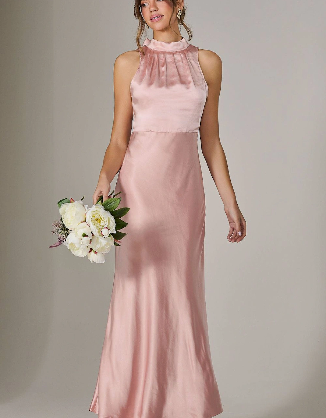 Halter Neck Maxi Dress, 2 of 1