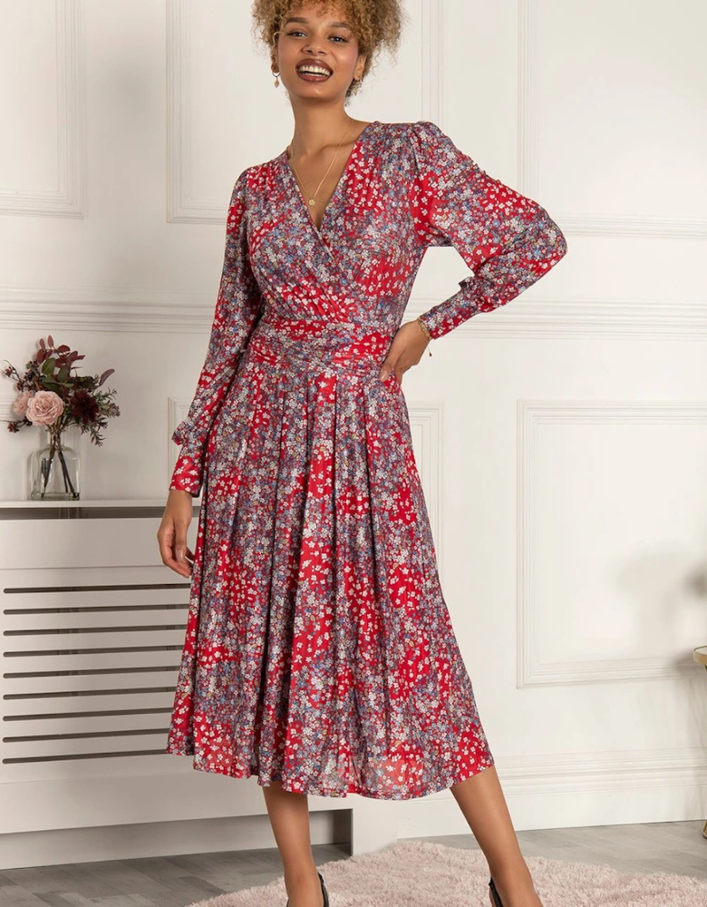 Vanessa Long Sleeved Mesh Dress