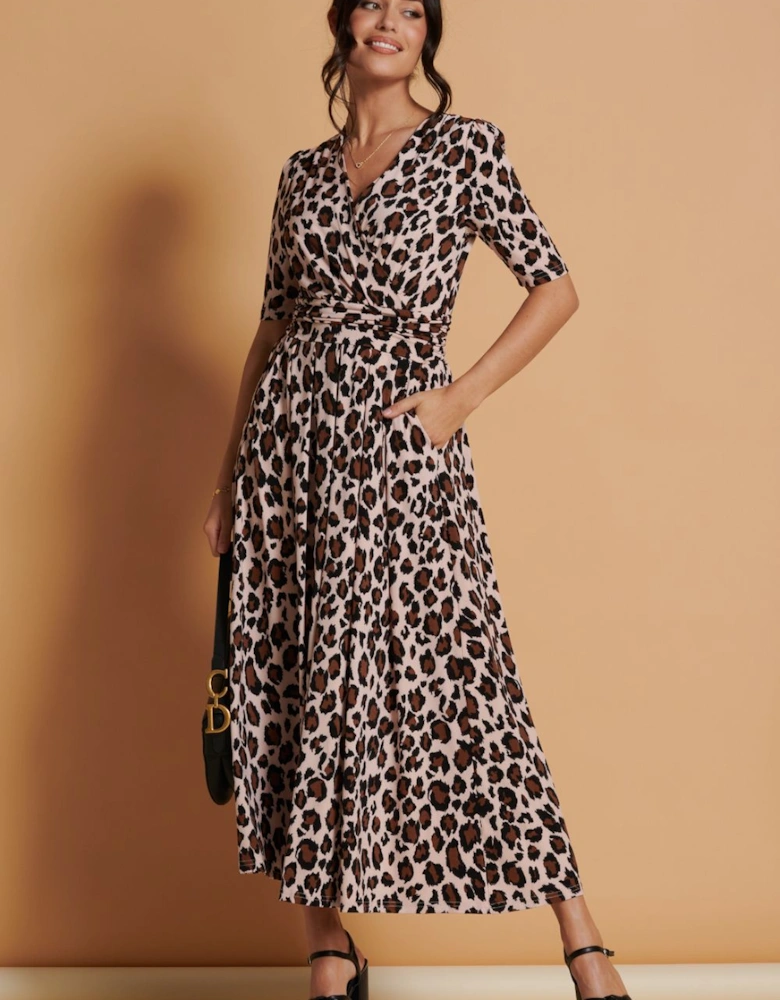 Josie Animal Print Maxi Dress