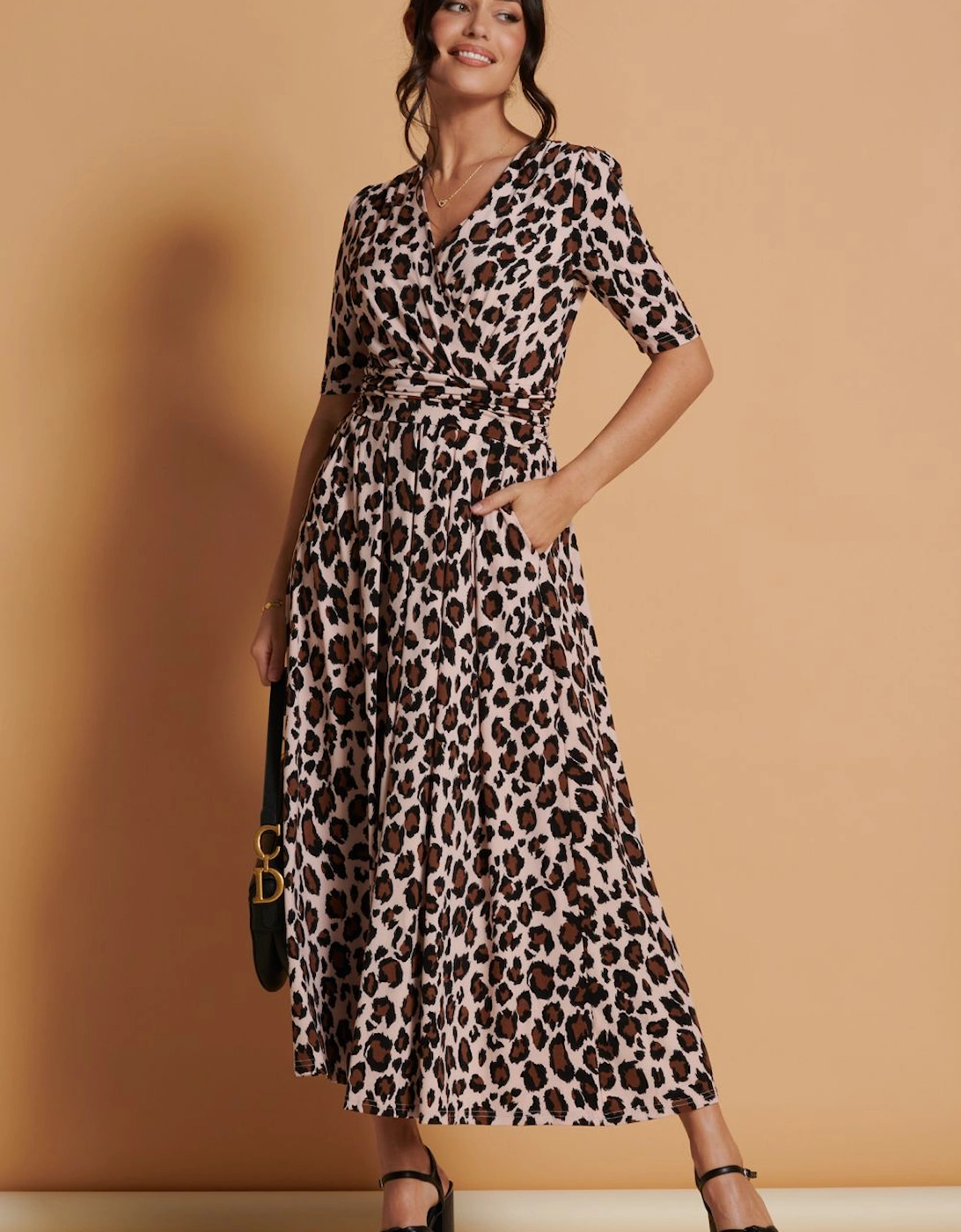 Josie Animal Print Maxi Dress, 2 of 1