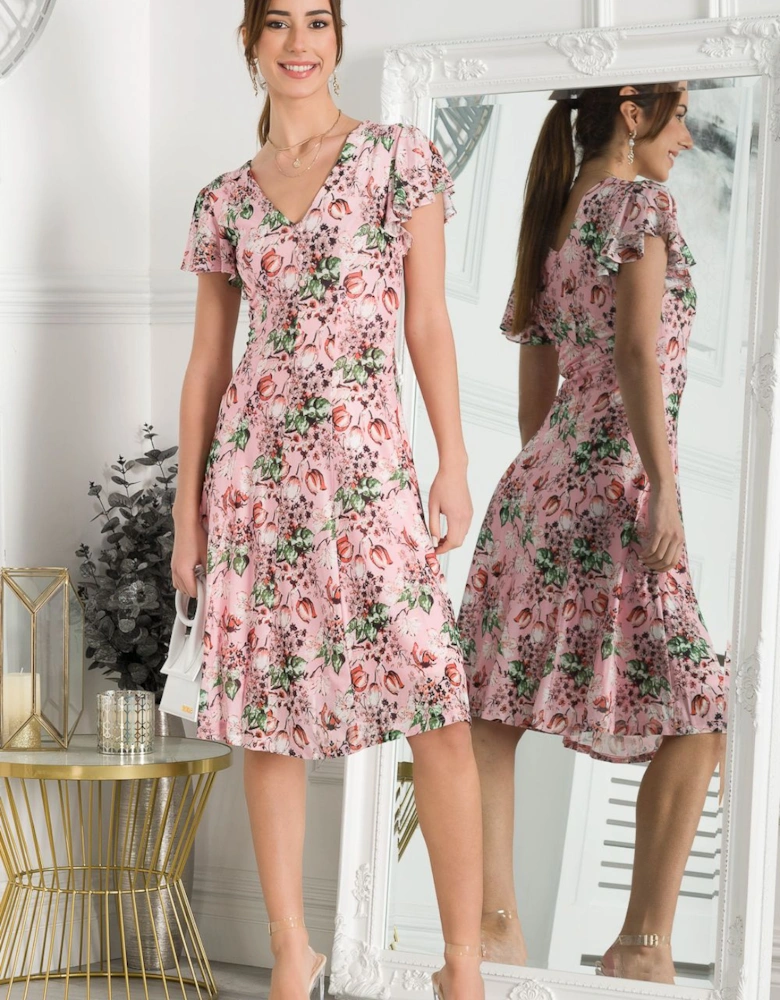 Grace Mesh Midi Dress
