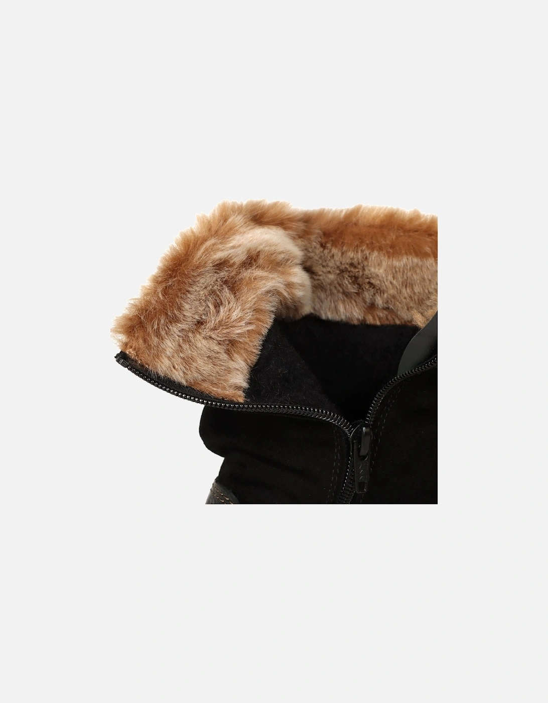 Crinkle Womens Calf Length Boots