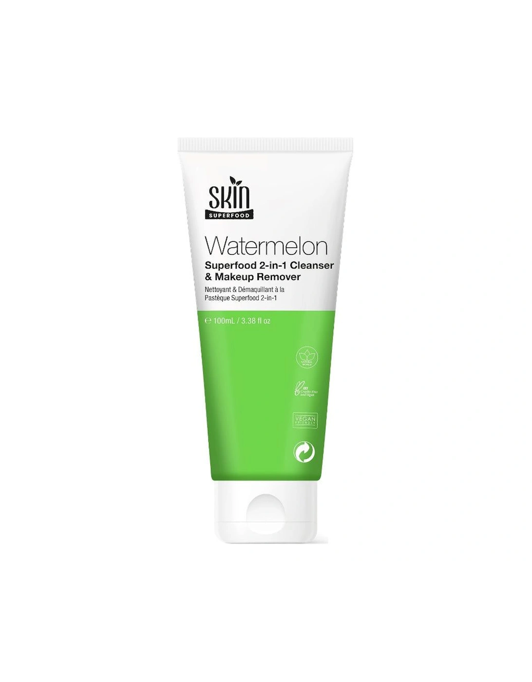 Watermelon Superfood 2-in-1 Cleanser & Makeup Remover 100ml Twin Value Savings Pack, 2 of 1